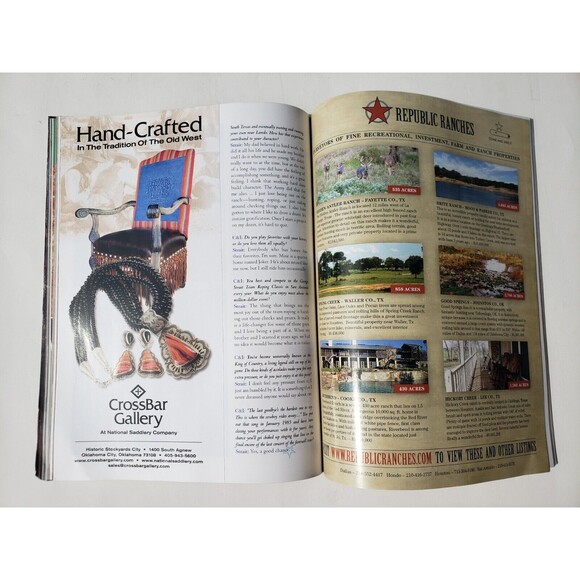 Bundle Of 2 Cowboys & Indians Magazines Featuring George Strait 2009 & 2013 - Picture 10 of 14